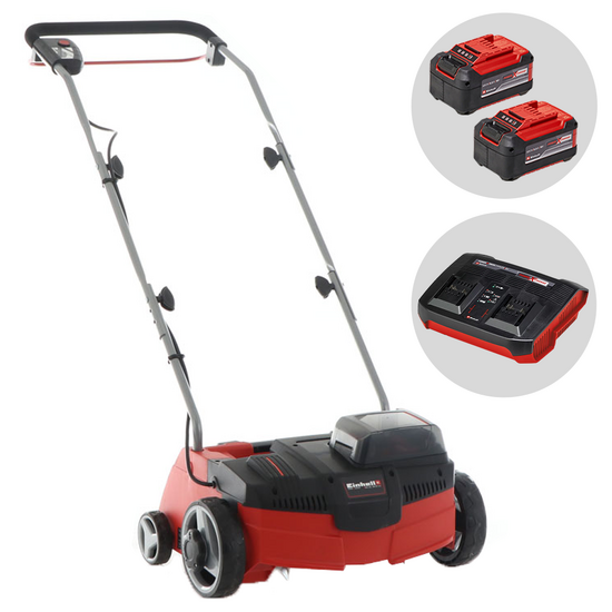 Escarificador de bater&iacute;a Einhell  GC-SC 36/31 Li - 18 V - 2x 5.2 Ah