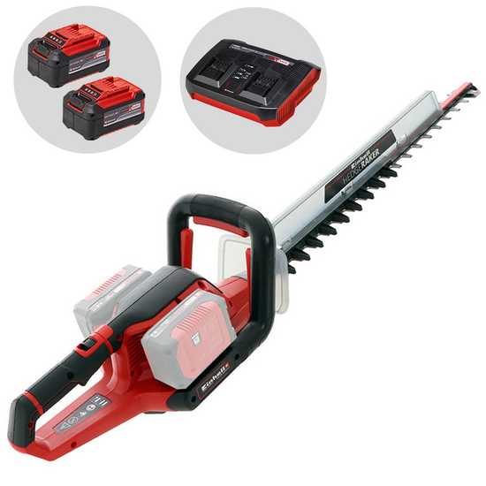 Einhell GE-CH 36/65 Li - Cortasetos de batería - 2x 18V 5.2Ah