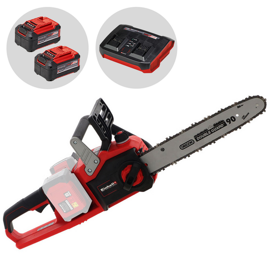 Einhell GE-LC 36/35 Li - Electrosierra de bater&iacute;a 2 x 18V 5.2Ah - Espada de 35 cm