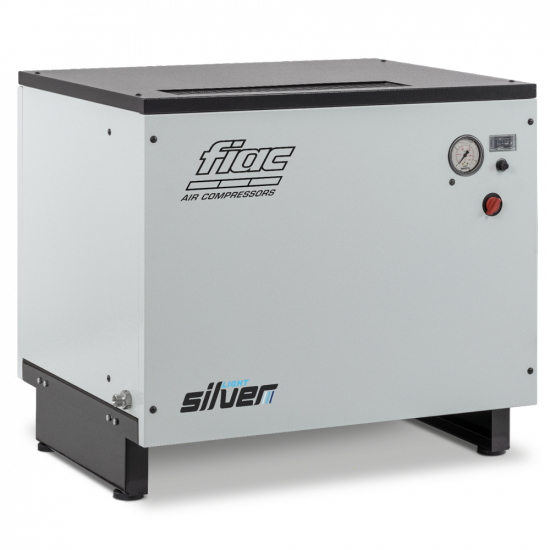 FIAC Light Silver LS 4 10 400/50 CE - Compresor trifásico de tornillo silencioso - Motor 4.5 HP