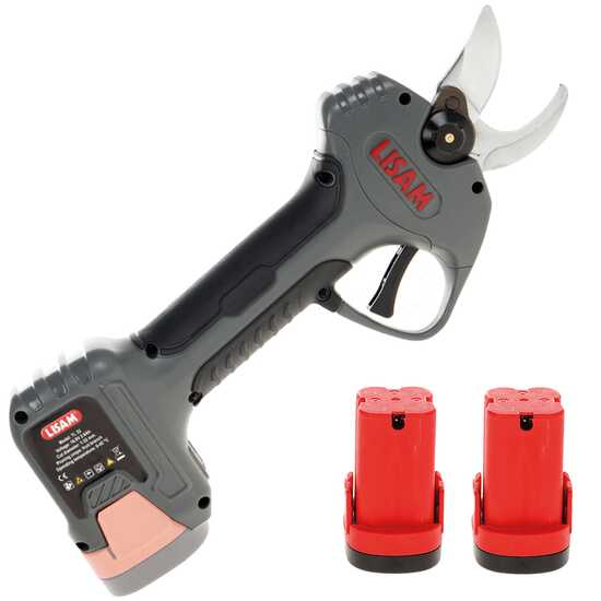 Tijeras eléctricas de poda LISAM TL 32 - 2x16.8 V 2.5 Ah