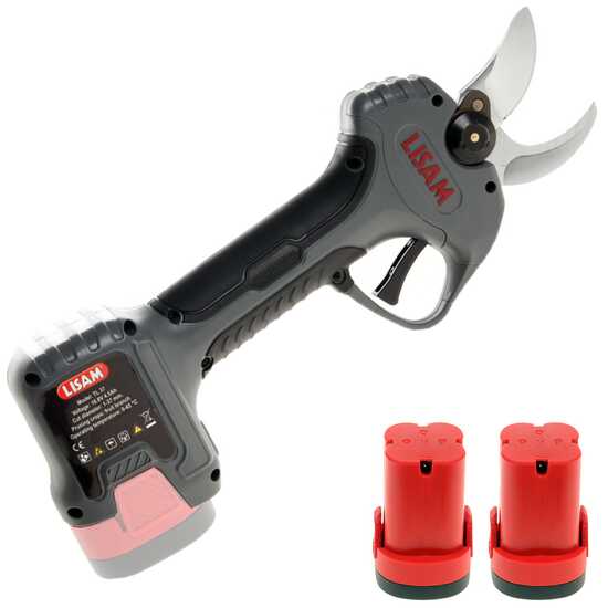 Lisam TL 37 - Tijeras el&eacute;ctricas de poda - 2x 16.8V 4.5Ah