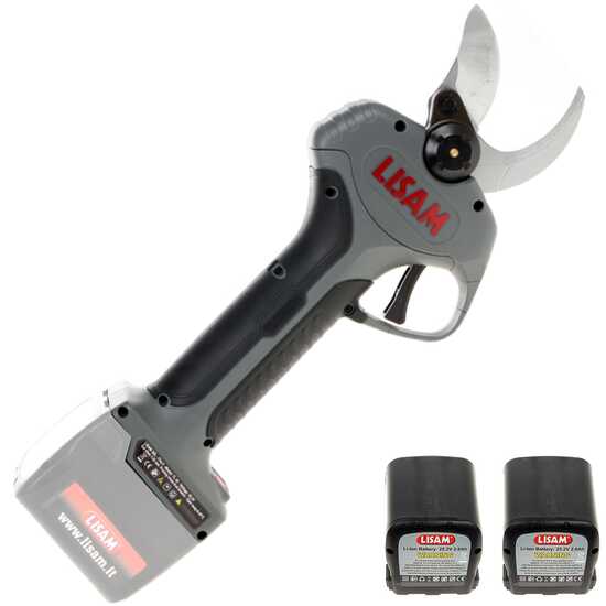 Tijeras el&eacute;ctricas de poda LISAM TL 42 - 2x25.2 V 2.5 Ah