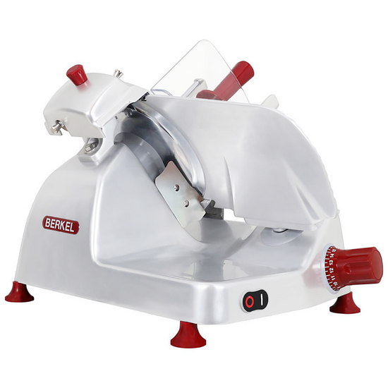 Berkel Pro Line XS25 Silver - Cortadora de fiambre con cuchilla de acero cromado de 250 mm