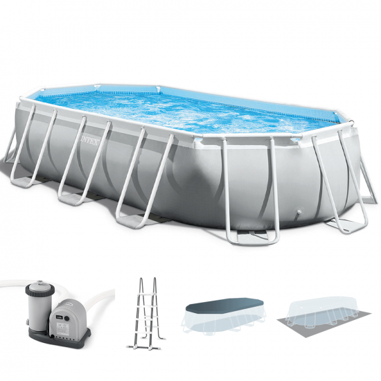 Intex Prisma Frame 26798NP - 610x305x122 cm - Piscina Ovalada