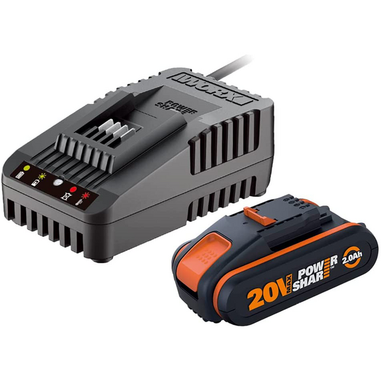 Worx WA3601 - Starter Kit bater&iacute;a 20V/2Ah + Cargador r&aacute;pido
