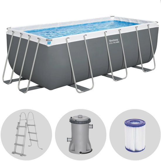 Bestway Power Steel 56456 - 412x201x122 cm - Piscina desmontable