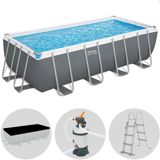 Bestway Power Steel 56671 - 488x244x122 cm - Piscina desmontable