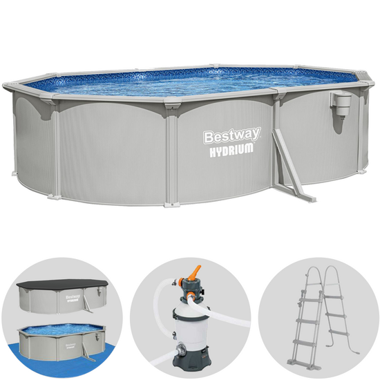 Bestway Hydrium 56586 - 500 x 360 x 120 cm - Piscina ovalada