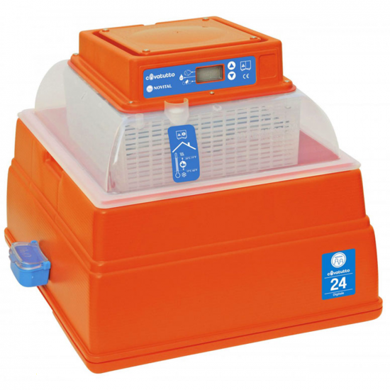 Novital Covatutto 24 Digital - Incubadora de huevos manual - 24 huevos