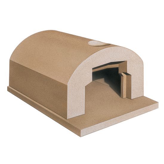 Linea VZ F4 - Horno de le&ntilde;a con superficie de cocci&oacute;n 56x61 cm - Capacidad de cocci&oacute;n 2 pizzas