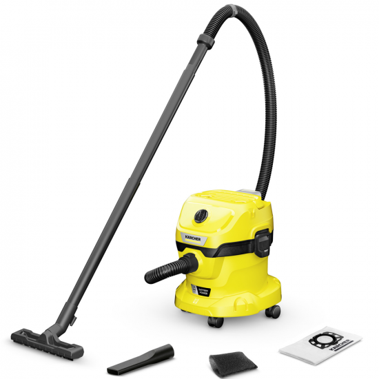 Karcher WD 2-18 - Bid&oacute;n aspirador de 12 l - 18 V - SIN BATER&Iacute;AS NI CARGADOR