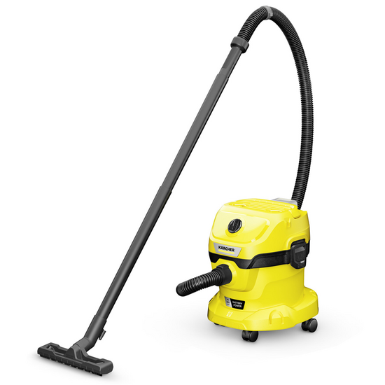 Karcher WD 2-18 - Bid&oacute;n aspirador de 12 l - 18 V - SIN BATER&Iacute;AS NI CARGADOR