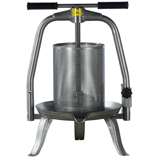 Baesso V20 Inox - Prensa de tornillo para fruta y verdura 9L - Jaula INOX
