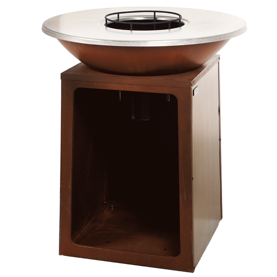 RoyalFood COR-4000 - Barbacoa de le&ntilde;a en Corten