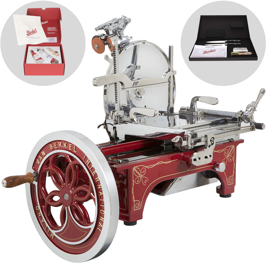 Berkel L16 - Cortadora de fiambre de volante - Cuchilla de acero cromado de 350 mm