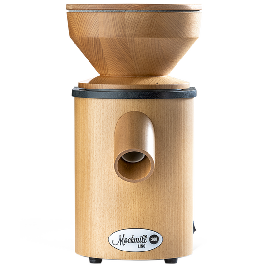 Mockmill Lino 200 - Molino de harina con piedra de madera - 600W