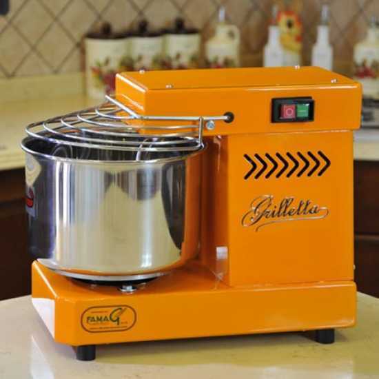 Famag Grilletta IM 5/230 1 Velocidad naranja- Amasadora de espiral 5 kg