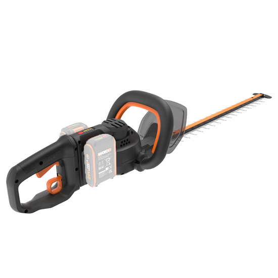 Cortasetos WORX NITRO WG286E.9 - 20V - Cuchilla 60 cm de acero - BATER&Iacute;A Y CARGADOR NO EST&Aacute;N INCLUIDOS