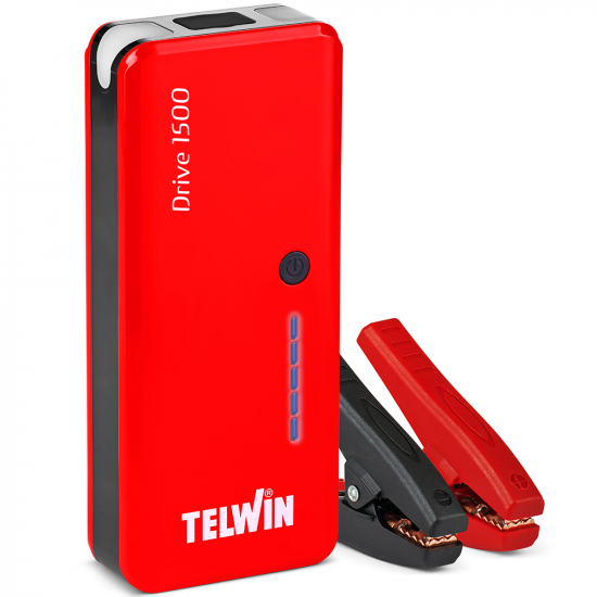 Telwin Drive 1500 - Arrancador port&aacute;til multifunci&oacute;n - power bank