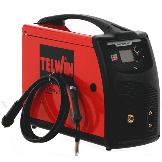 Telwin Technomig 215 Dual Synergic - Soldadora inverter multiproceso - GAS/NO GAS-MIG-MAG, MMA y TIG -