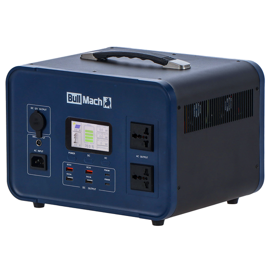BullMach Elektron 2000 - Estaci&oacute;n de energ&iacute;a port&aacute;til - 2000W/1536Wh 3.2V
