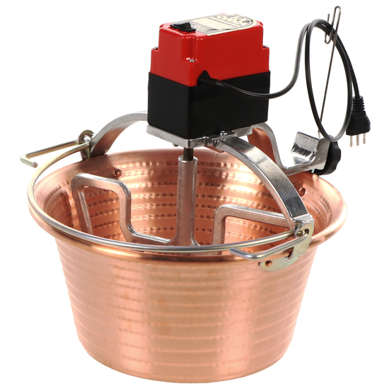 NuovaFac Cuoca Automatica - Caldero eléctrico de cobre martillado de inducción - 14L - 30W