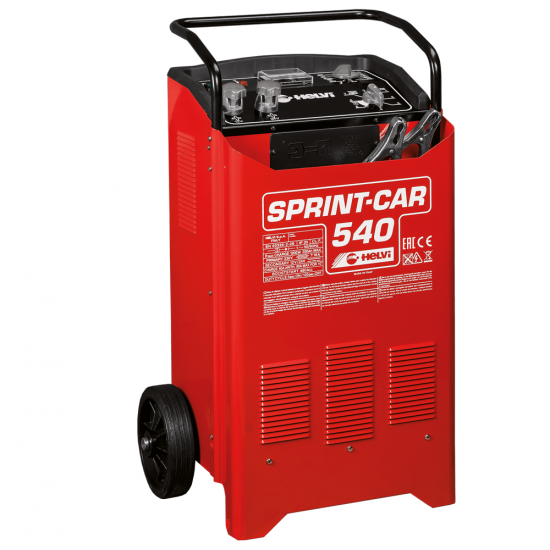 Helvi sprint CAR 540 - Cargador de bater&iacute;as y arrancador con ruedas - 12/24 V