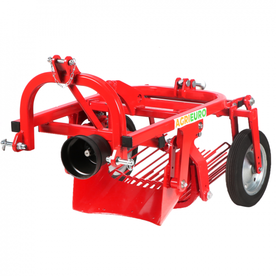 Arrancador de patatas DM 50 con salida trasera para tractor - Criba oscilante - Para tractores con enganche de tres puntos