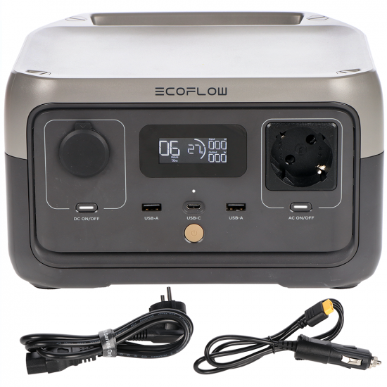 EcoFlow River 2 - Estaci&oacute;n de Energ&iacute;a, Bater&iacute;a port&aacute;til - 300W - 256Wh/12.8V