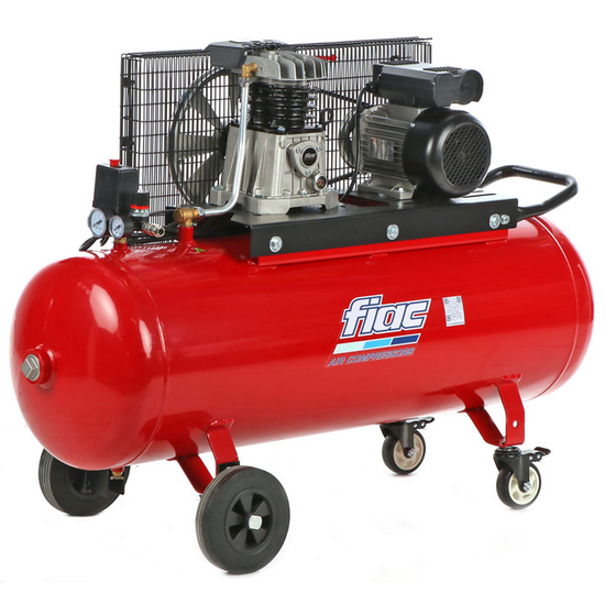 FIAC AB 150/348 - Compresor de aire el&eacute;ctrico monof&aacute;sico de correa - Motor 3 HP - 150 L