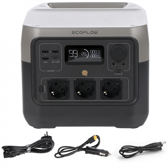 EcoFlow River 2 Pro - Bater&iacute;a estaci&oacute;n de energ&iacute;a port&aacute;til - 800W - 768 Wh/19.2V