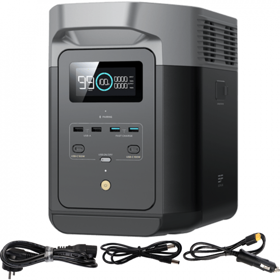 EcoFlow Delta 2 - Bater&iacute;a Estaci&oacute;n de energ&iacute;a Port&aacute;til - 1800W - 1024 Wh/51.2V