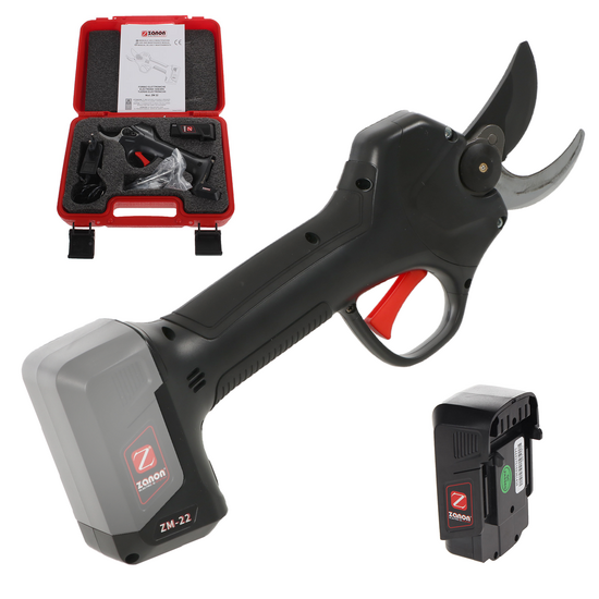 Zanon ZM 22 - Tijera el&eacute;ctrica de poda - 7,2V 2,5Ah