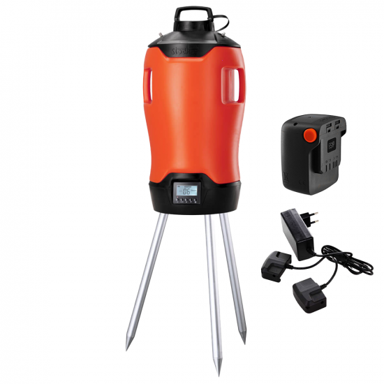 Stocker Geyser Evo 25L - Nebulizador repelente de mosquitos para jard&iacute;n de bater&iacute;a - 21V 2.6Ah
