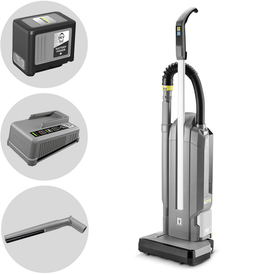 Karcher CV 30/2 Bp Adv - Aspiradora para alfombras - port&aacute;til - 36V/6 Ah