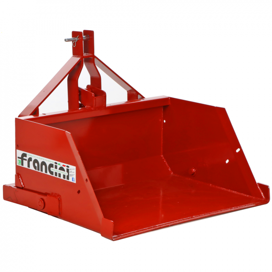 Francini PR 100 - Pala trasera hidr&aacute;ulica para tractor - de 100 cm - Capacidad 400 kg