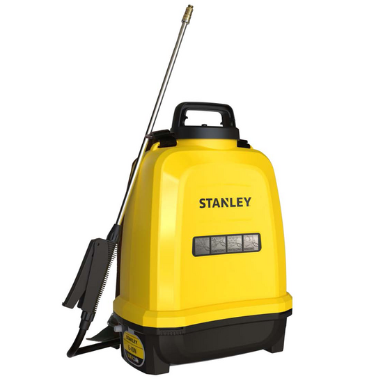 Stanley SXSPBS12E - Pulverizador de bater&iacute;a de mochila - 12 litros - 14,4V/2Ah