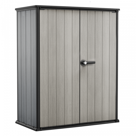 Keter High Store - Armario de jard&iacute;n para herramientas - 140x73.6x170.4 cm
