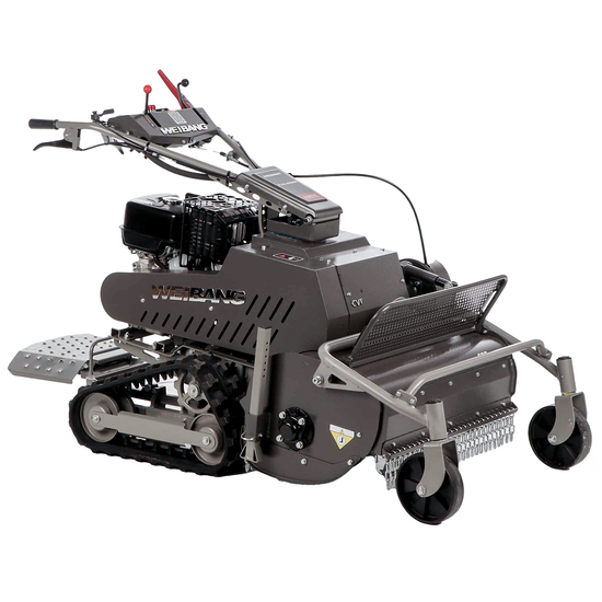 Weibang WBGT6813-TE - Desbrozadora de martillos profesional - de orugas - h&iacute;brida