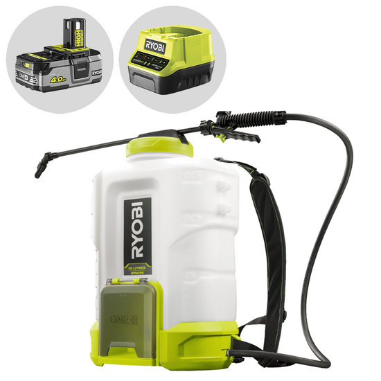 Ryobi RY18BPSB-0 - Pulverizador de mochila a bater&iacute;a - Dep&oacute;sito de 15L - 18V - 4Ah