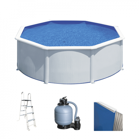 Gre Fidji Redonda &Oslash;300 x 120 cm - Piscina desmontable de acero
