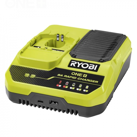 Ryobi RC18180 - Cargador ultrarr&aacute;pido 18V - 4,0 Ah