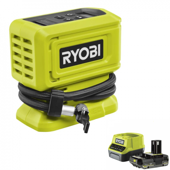 Ryobi RPI18-0 -  Compresor de bater&iacute;a port&aacute;til - 18V - 2Ah