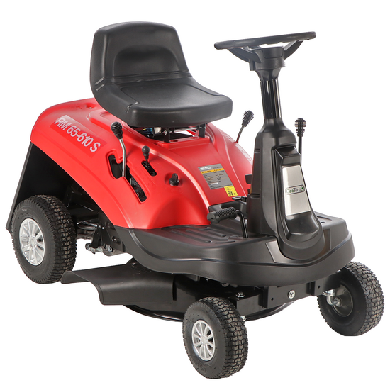 Geotech RM 65-610 S - Tractor cortac&eacute;sped mini-rider - Motor de 196cc -  Arranque el&eacute;ctrico