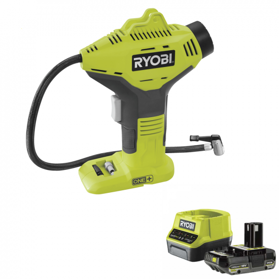 Ryobi R18PI-0 - Compresor de bater&iacute;a port&aacute;til - 18V - 2Ah