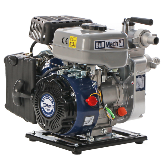 BullMach AQUANIS 25 - Motobomba de gasolina - con racores de 25 mm