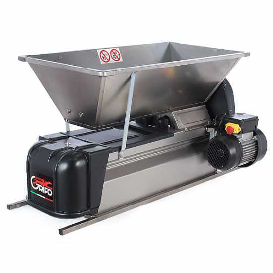 Grifo DMCI.18 - Despalilladora-Estrujadora el&eacute;ctrica inoxidable - Protecci&oacute;n incluida