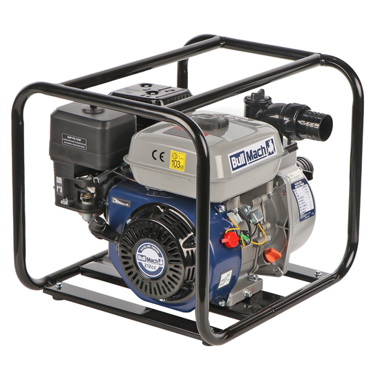 BullMach LYMPHIA 50 - Motobomba de gasolina - con racores de 50 mm