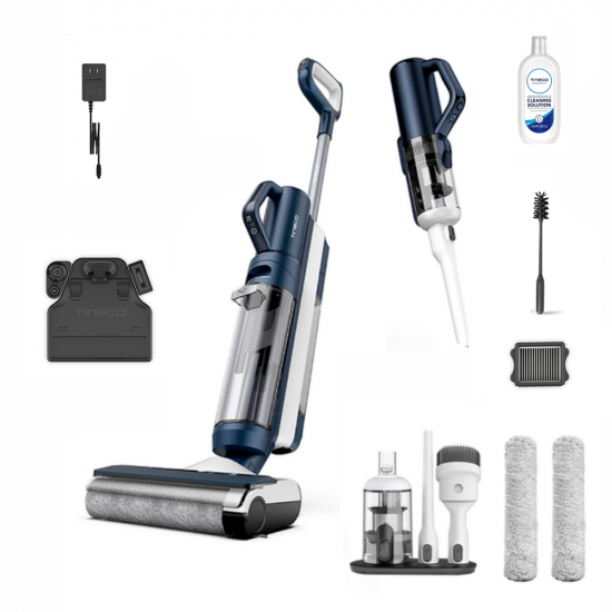 Tineco Floor One S5 Combo Plus - Fregadora de bater&iacute;a y aspirador - 3 en 1 lava, seca y aspira